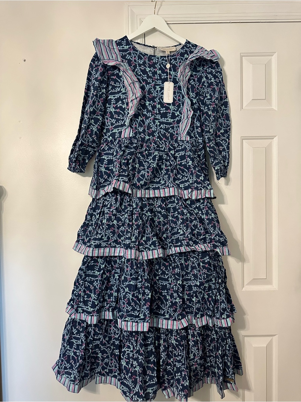 NWT Simply Southern bow ruffle dress